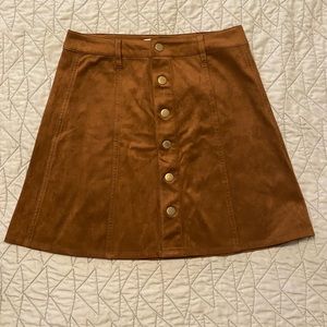 Mossimo Supply Co. faux suede skirt